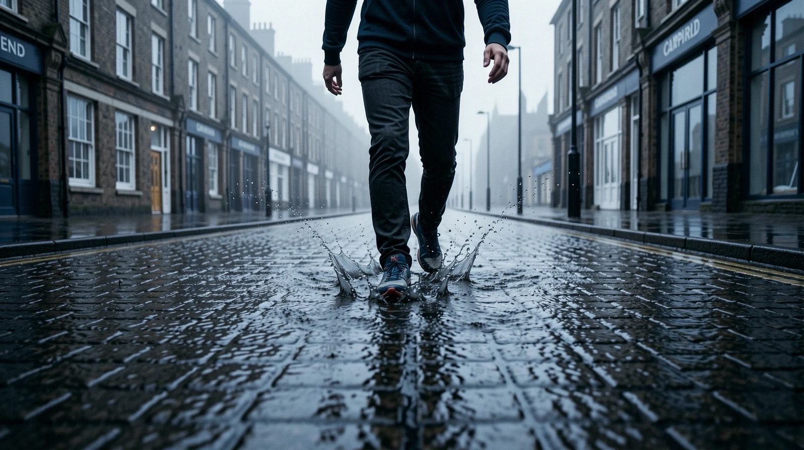 Cardiff morning movement atmosphere